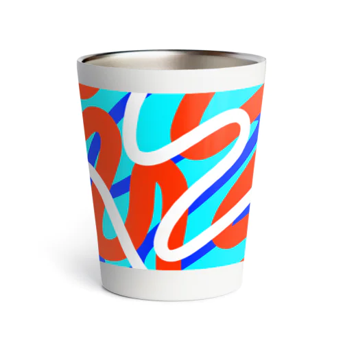 curve(skyblue) Thermo Tumbler