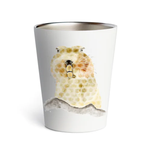 亀甲 × エチオピアオオタケネズミ Thermo Tumbler