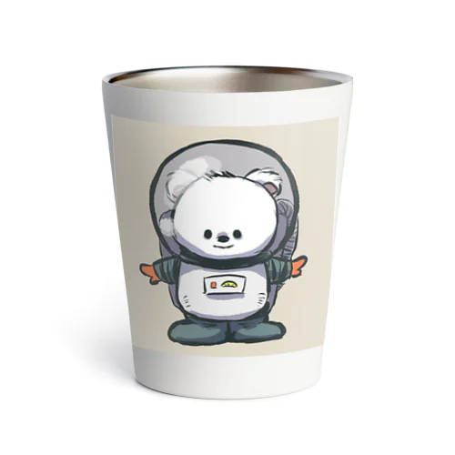 しろくまくん「アストロノーツ」 Thermo Tumbler