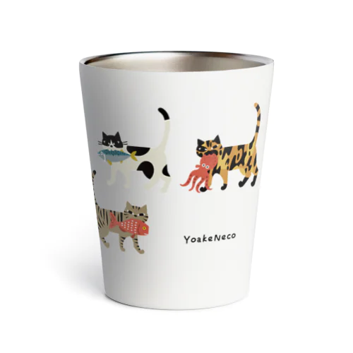 よあけねこ　集合 Thermo Tumbler