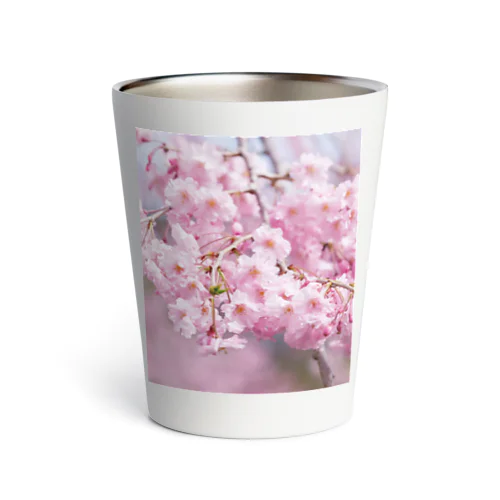 癒しの風景（八重桜） Thermo Tumbler