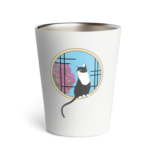 窓和猫 Thermo Tumbler