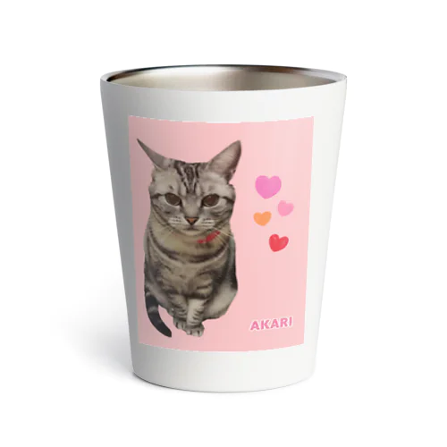 アメショのアカリちゃん(REALver) Thermo Tumbler