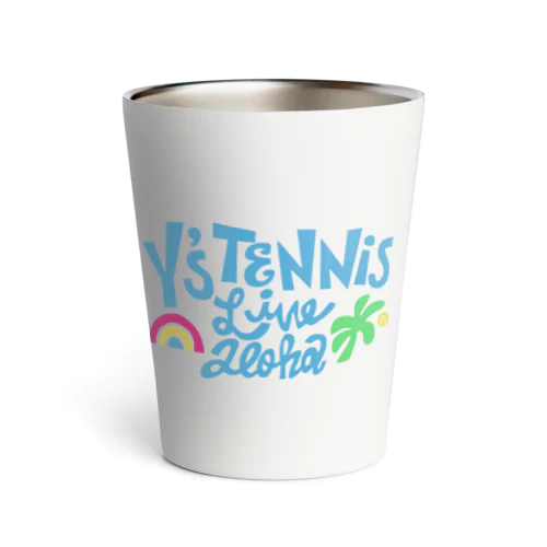 Y's Tennisロゴ ヤシの木 Thermo Tumbler