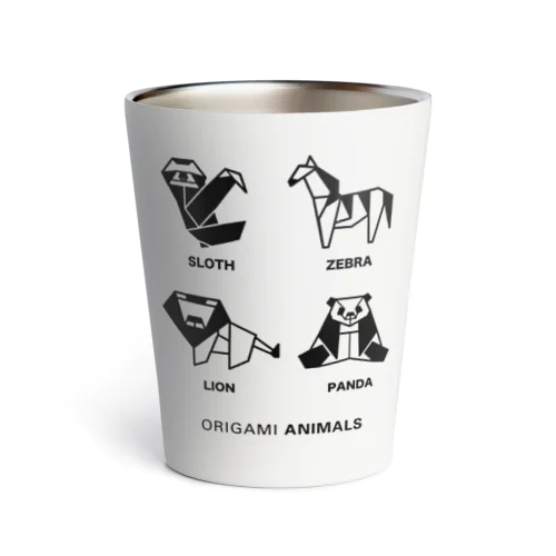 ORIGAMI ANIMALS Thermo Tumbler