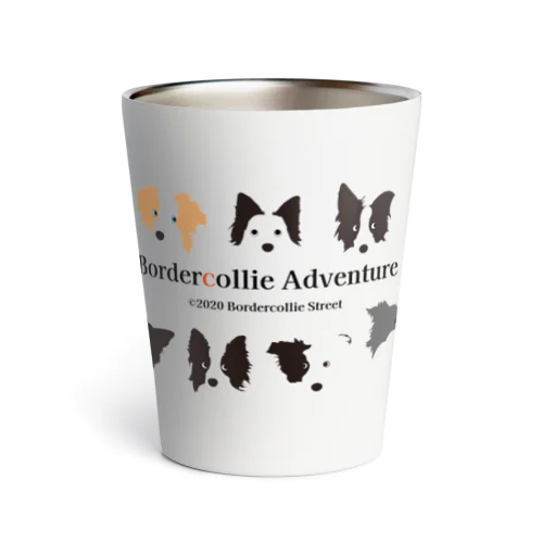 7 Border Collies-1 Thermo Tumbler