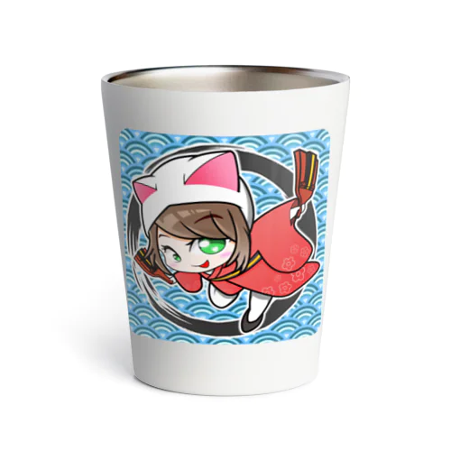 よさこい にゃん娘 Thermo Tumbler