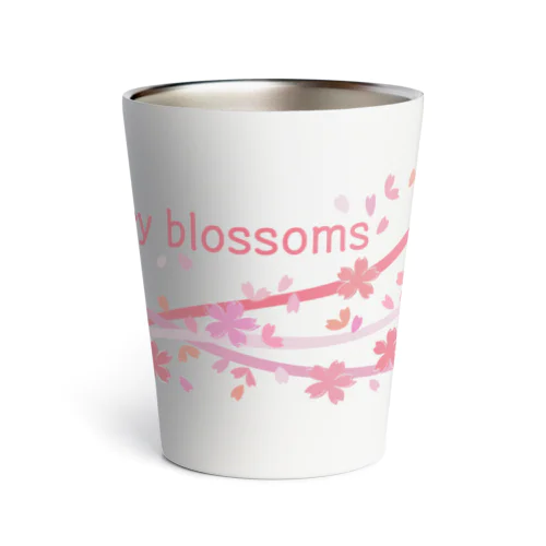 cherry blossoms Thermo Tumbler