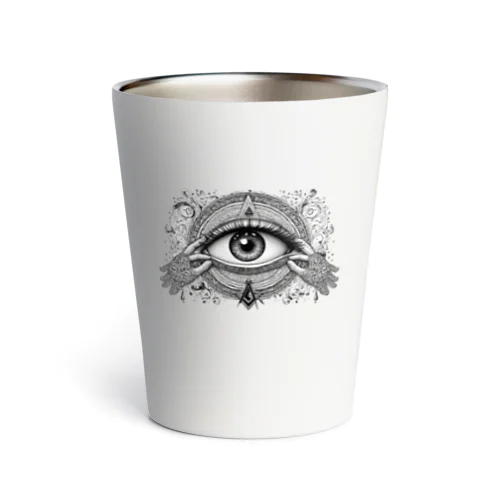 Sacred Geometry Eye Thermo Tumbler