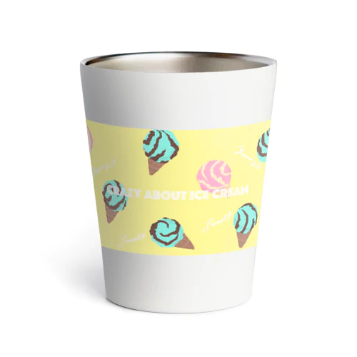 Crazy about ice cream Thermo Tumbler