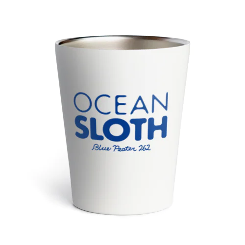 OCEAN SLOTH ロゴ＆ボート サーモタンブラー