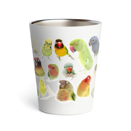 インコいっぱい Thermo Tumbler