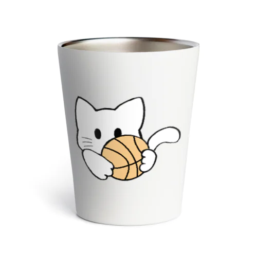 ねこ【白】 Thermo Tumbler