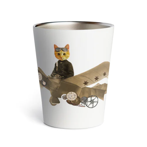 茶とら 猫『うちのコ・シリーズ「スチームパンク 海賊猫 coco」』 ペットロス 愛猫 サーモタンブラー