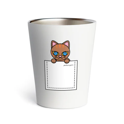 ねこ　pokenyan　ミケにゃん Thermo Tumbler