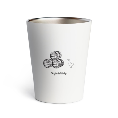 ちびだら飲み用グラス　Whisky Goose Thermo Tumbler