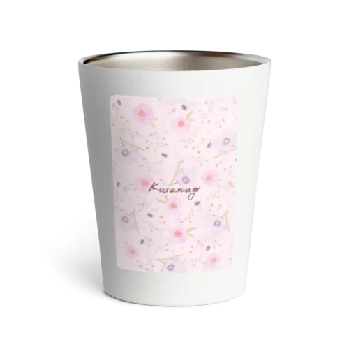 花柄Kusanagiタンブラー Thermo Tumbler