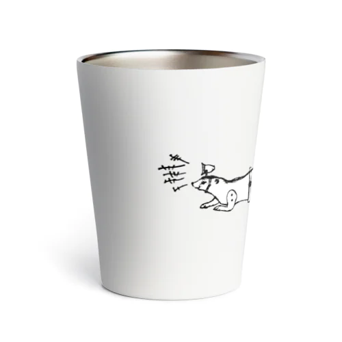 クッキーの運び屋イタチ Thermo Tumbler