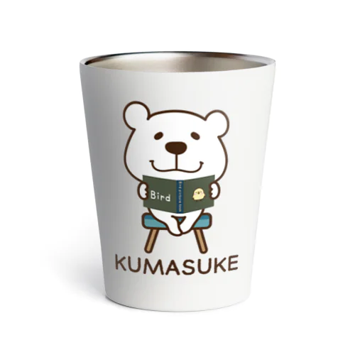 くますけ・読書 Thermo Tumbler