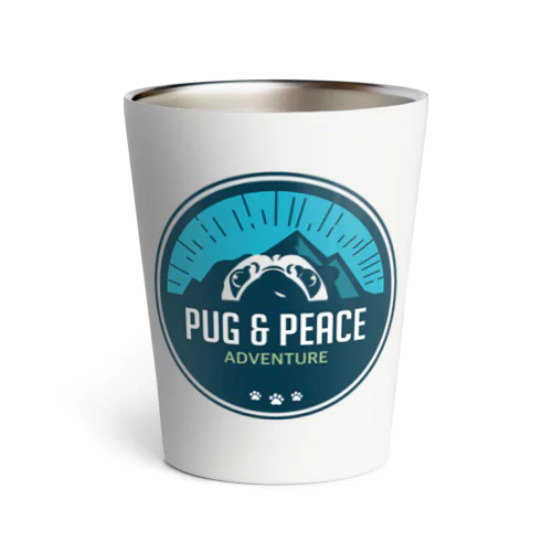 Pug & Peaceアドベンチャー サーモタンブラー