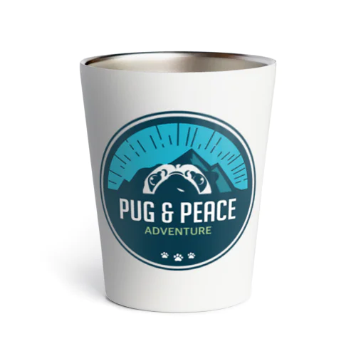 Pug & Peaceアドベンチャー Thermo Tumbler