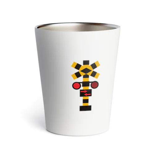 ふみきりと標識 Thermo Tumbler