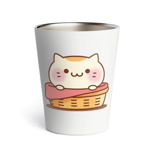 甘えんぼにゃんこ　カゴver. Thermo Tumbler