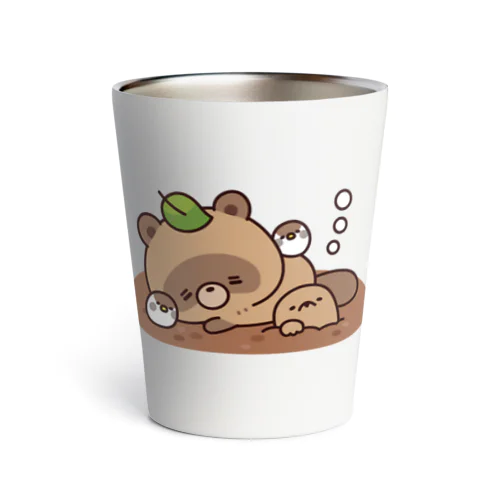 おはなしタヌキくん　すやすやver. Thermo Tumbler