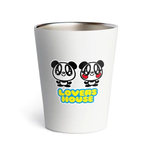 LOVERS HOUSE by SUPER LOVERS ロゴ Thermo Tumbler