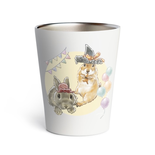 11.Pyonpyonmaru & Donbei Thermo Tumbler