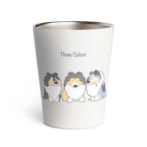 3色のシェルティ Thermo Tumbler