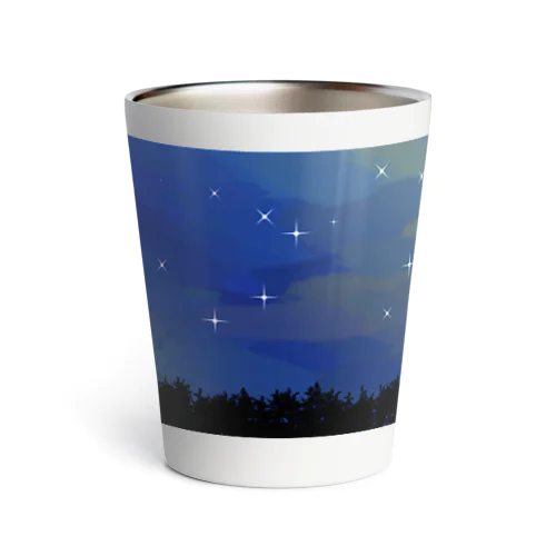 帰り道を見まもる星たち Thermo Tumbler