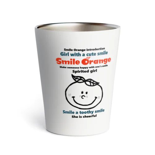 Smile Orange 3 Thermo Tumbler