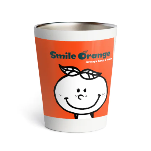 Smile Orange 8 Thermo Tumbler