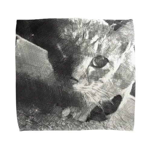 猫だよ Towel Handkerchief