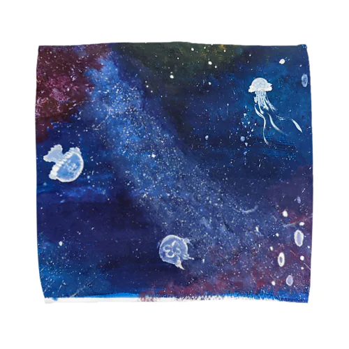 深海の宇宙 Towel Handkerchief