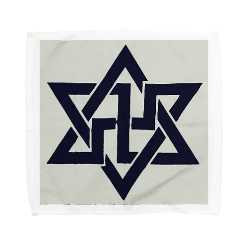 トライアングル卍まんじ Towel Handkerchief