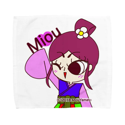 万葉衣装の美桜ちゃん Towel Handkerchief