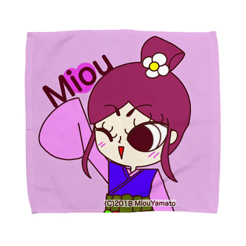 万葉衣装の美桜ちゃん Towel Handkerchief