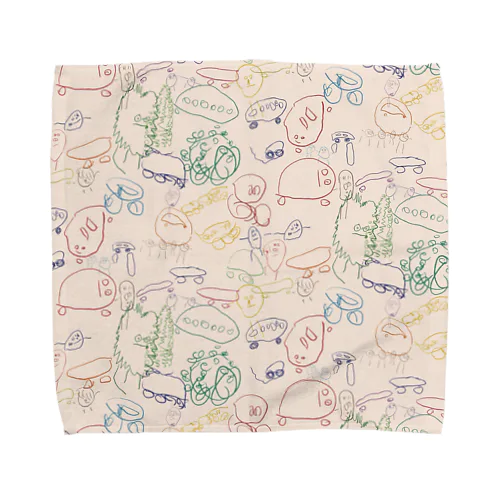 みちゃんピンク Towel Handkerchief