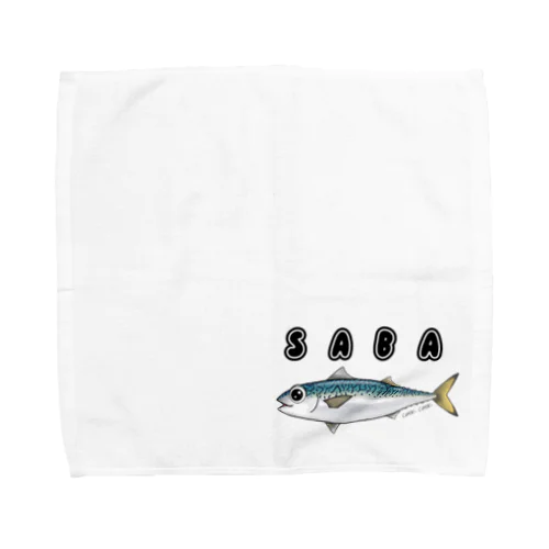 鯖サバ♪ Towel Handkerchief