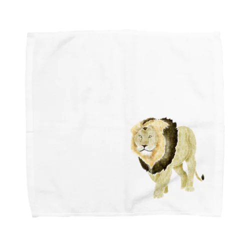 かちむし × ライオン Towel Handkerchief