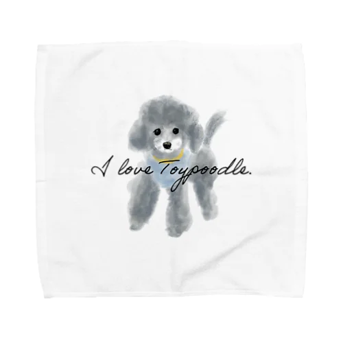 I love Toypoodle⭐︎2 Towel Handkerchief