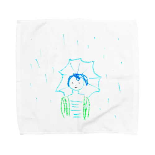ばか。雨の、ばか。 Towel Handkerchief