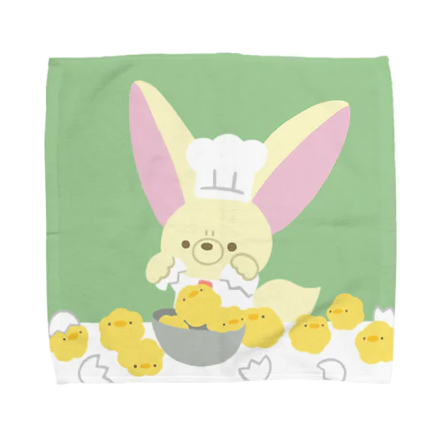 ひよこまみれハンカチ🐣 Towel Handkerchief