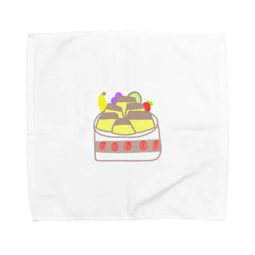 プリンいっぱいケーキ Towel Handkerchief