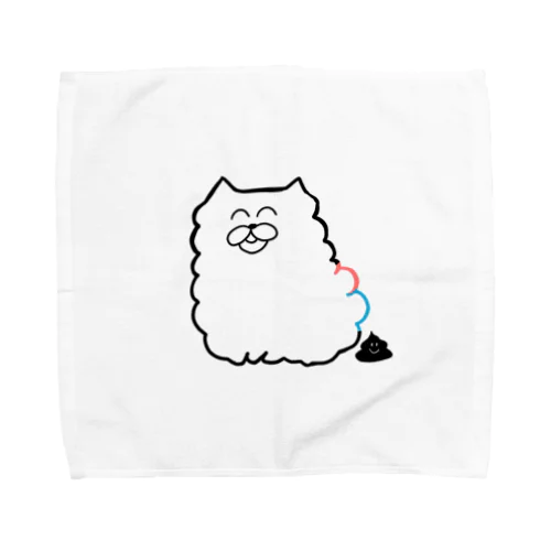 モリモリドッグとうんちくん Towel Handkerchief