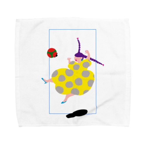 水玉の女02 Towel Handkerchief
