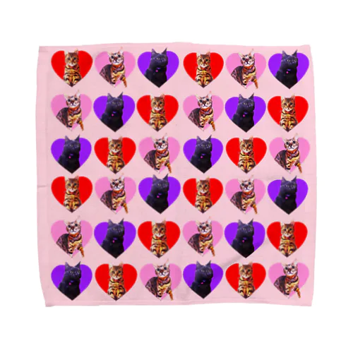 レディース マルチカラー Towel Handkerchief