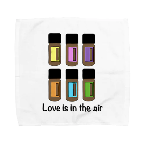 Love is in the air Towel Handkerchief